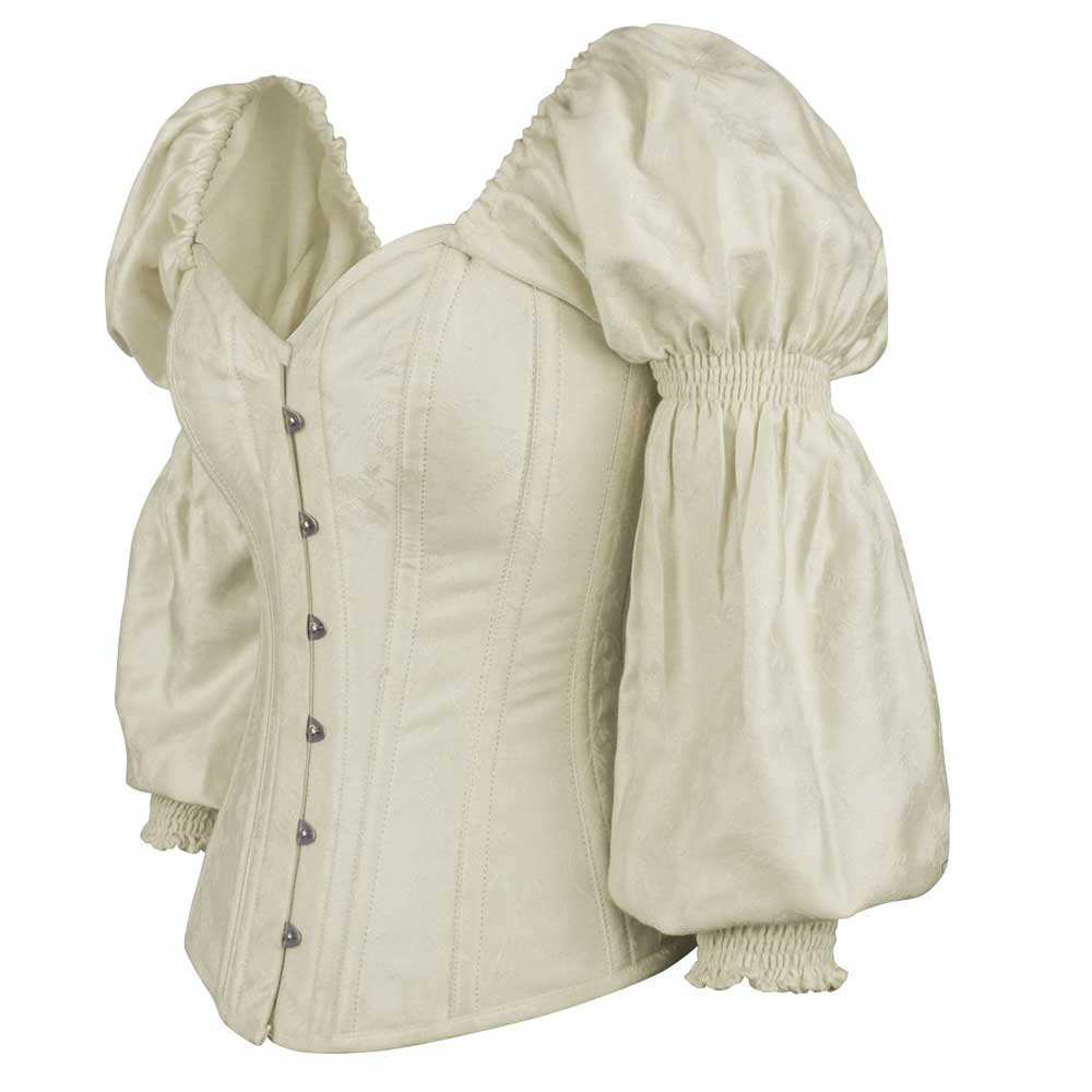 Attitude Corsets - Tibanna Overbust corset - Cream
